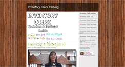 Desktop Screenshot of inventoryclerkguide.co.uk